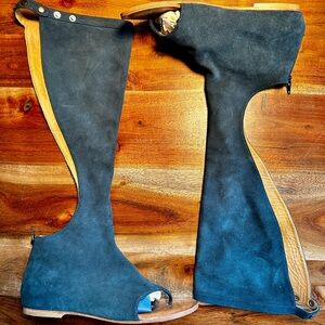 Plomo thong knee boots